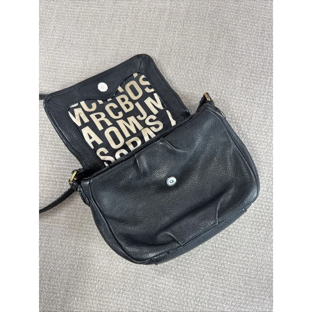 Marc by Marc Jacobs Black Leather Crossbody Bag Classic Q Isabelle Purse